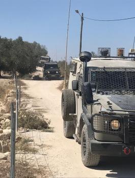 رفع العلم الاسرائيلي على سبسطية 