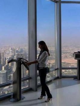 شرفة برج خليفة 
