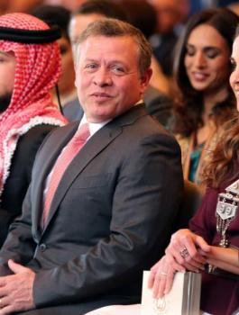 العاهل الاردني وعلي بابا 