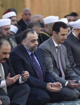 الاسد يشارك في ذكرى المولد النبوي 
