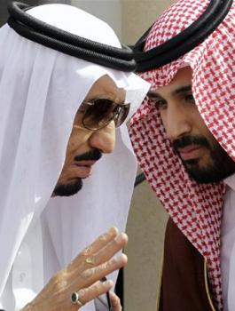 الملك سلمان وولي عهده 