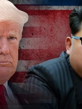 لقاء الزعيم الكوري الشمالي وترامب 