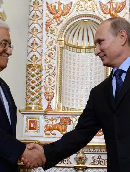 الرئيسان الروسي والفلسطيني