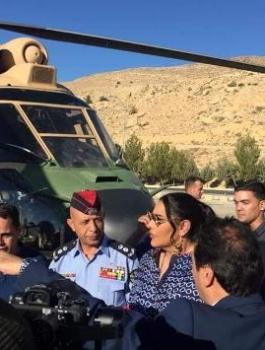 احلام في الاردن والطائرة العسكرية 