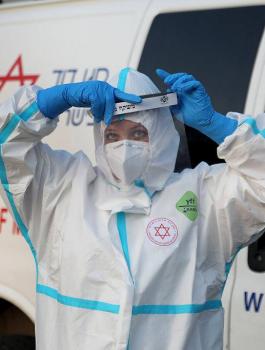 اصابات بفيروس كورونا في اسرائيل 