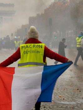 تظاهرات في فرنسا 