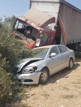 اصابات في حادث سير بجنين 