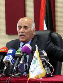 الرجوب والغاء مباراة الارجنتين في اسرائيل 