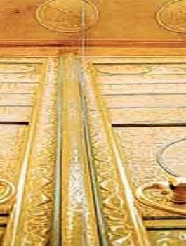 ثمن باب الكعبة 
