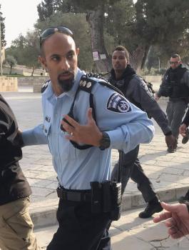 اقتحام المستوطنين لصحن قبة الصخرة في المسجد الأقصى 