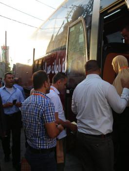 حجاج طولكرم من ذوي الشهداء 