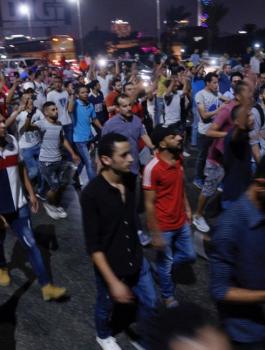 تظاهرات في  مصر تطالب برحيل السيسي  