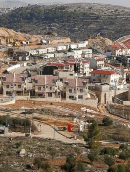 بناء مستوطنات في الضفة الغربية 