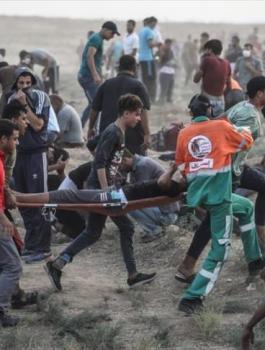 الشهداء في غزة خلال مسيرة العودة 