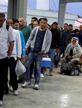 ارتفاع اعداد العمال الفلسطينيين في اسرائيل 