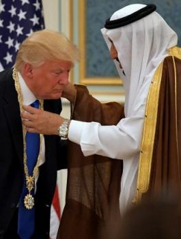 تهديدات ترامب والملك سلمان 