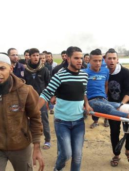 استشهاد شاب برصاص الاحتلال شرق جباليا شمال قطاع غزة