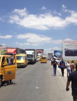 اغلاق حاجز حوارة 