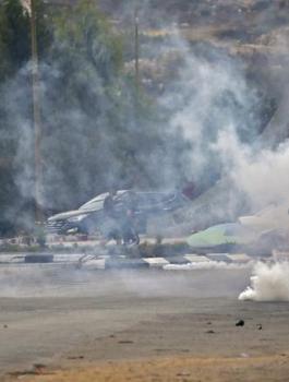 هدم منزل عائلة ابو حميد في مخيم الامعري 