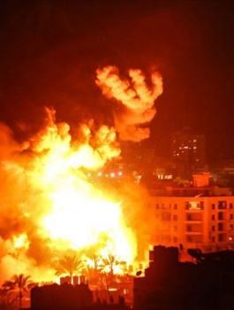 القصف الإسرائيلي على غزة