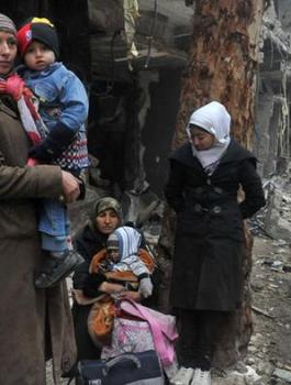 السماح بعودة اللاجئييين الفلسطينيين الى مخيم اليرموك 