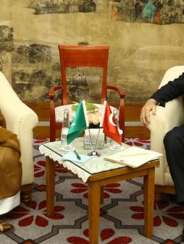 مباحثات بين اردوغان وولي العهد السعودي 