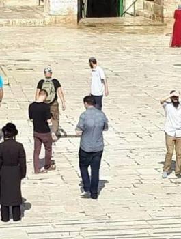 اقتحام المستوطنين للمسجد الأقصى المبارك 