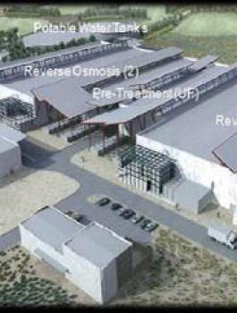 محطة تحلية في غزة 