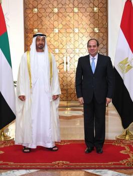 السيسي وبن زايد 