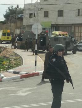 اعدام فلسطيني في الخليل 