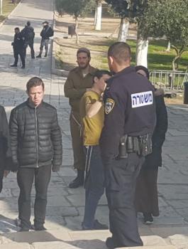 المستوطنون يقتحمون المسجد الأقصى المبارك 