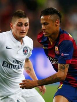 النادي الباريسي يعرض على برشلونة فيراتي و120 مليون من أجل نيمار