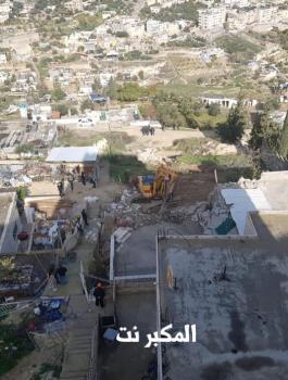 هدم منزل في جبل المكبر 