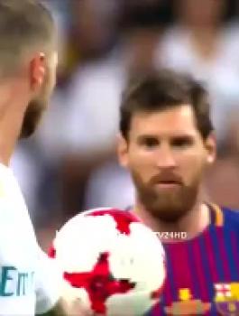 ميسي يشتم رونالدو 