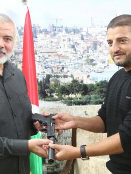 حماس وقائد كتيبة القسام في غزة 