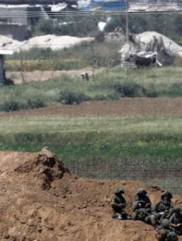 اطلاق النار على مزارع فلسطيني 
