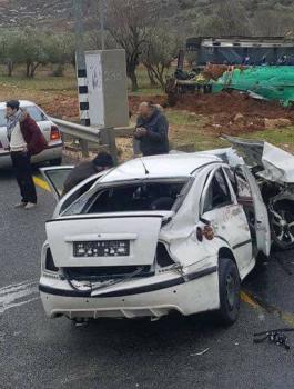 حوادث السير في الضفة الغربية 