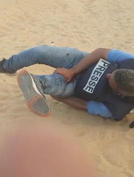 استهداف الصحفيين في غزة 