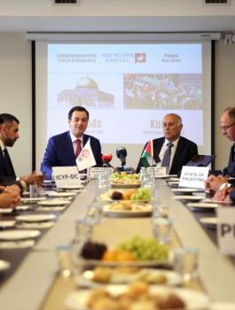 توقيع بروتوكول إعلان القدس عاصمة للشباب لعام 2018 في اسطنبول