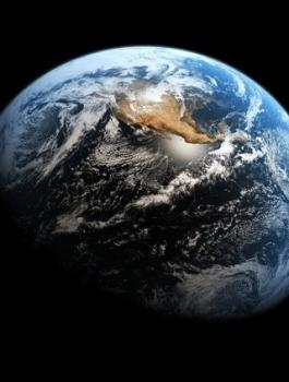 "ظل غامض" يظهر على الأرض أثناء تصويرها من الفضاء