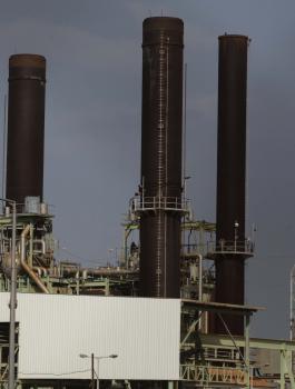 امداد محطة الغاز في قطاع غزة 