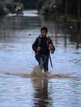 تعطيل المدارس في غزة 