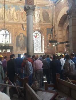 انفجار في كاتدرائية الأقباط