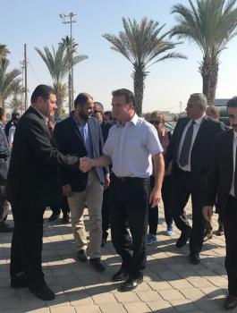 مراقبيين اوروبين في معبر رفح البري 