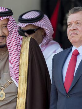 الملك سلمان والاردن 