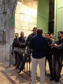 اغلاق المسجد الأقصى 