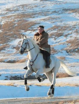 خيول الزعيم الكوري الشمالي 