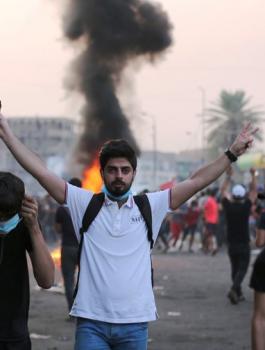 التظاهرات في العراق 