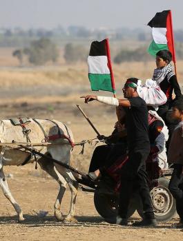الشهداء في غزة خلال مسيرة العودة 