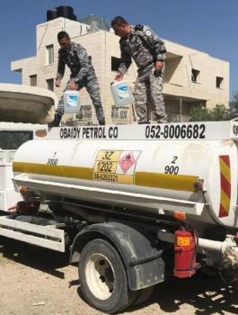 السولار المهرب في فلسطين 